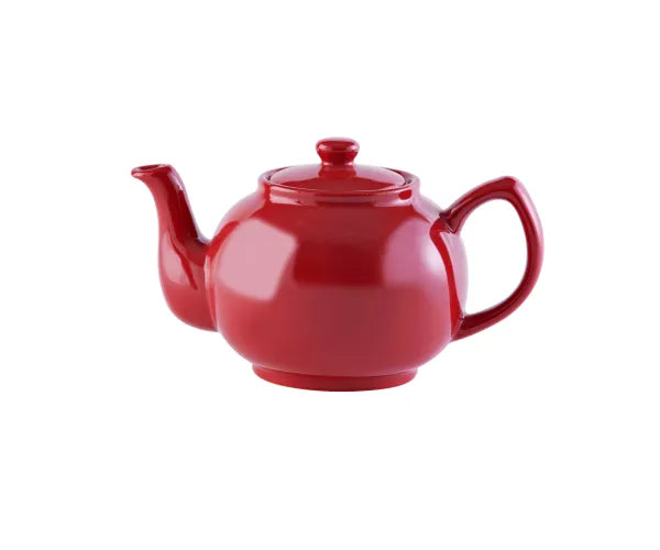 Théière rouge 10 tasses | Théière en céramique pour préparer votre thé préféré