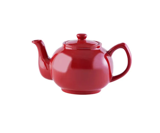 Théière rouge 10 tasses | Théière en céramique pour préparer votre thé préféré