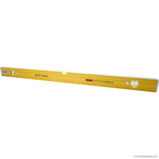 Precision 36" / 90cm Spirit Level with Ribbed Design - Accurate Bubble Level for Professional Measurements