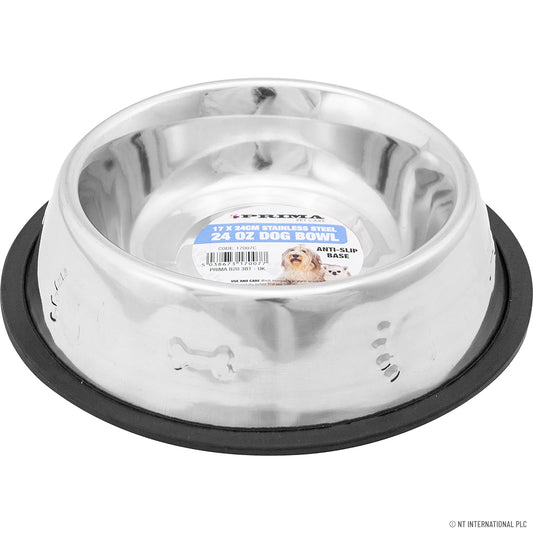 Gamelle premium antidérapante pour chien 700 ml – 17 x 24 cm