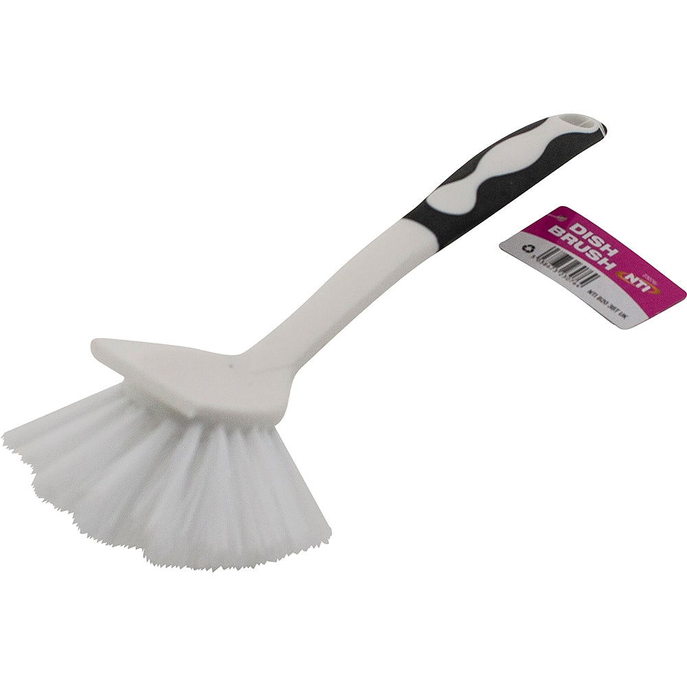 Brosse à vaisselle - Blanc/Gris : Outil de nettoyage efficace pour la cuisine.