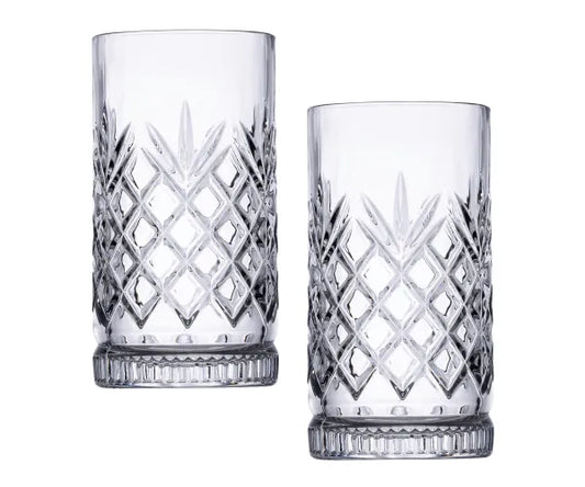 Elevate Your Drinkware Collection with Eton Set of 2 Hiball Glasses 45cl