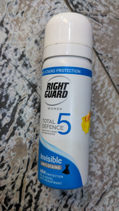 Right Guard Women Deodorants Invisible Anti stain