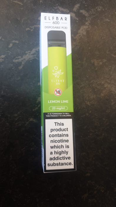 Refreshingly Tangy! Elfbar Disposable Pod Lemon Lime Zesty Vape Experience