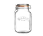 2-Litre Clip Top Square Jar