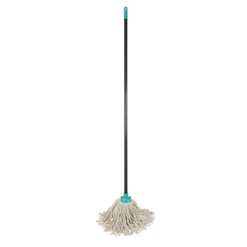 the Trendy Turquoise String Mop | Keep Your Floors Clean & Stylish.