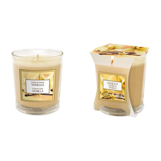 Bougie en pot moyen Petali Vanille - Un parfum ravissant pour n'importe quel espace