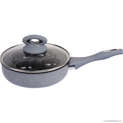 Pocheuse d'œufs antiadhésive 7 pièces - 4 moules amovibles pour des œufs parfaits à chaque fois !