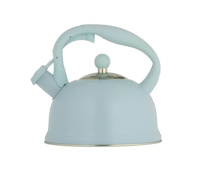 Bouilloire de cuisinière bleue 1,8 L en acier inoxydable de première qualité, ébullition rapide
