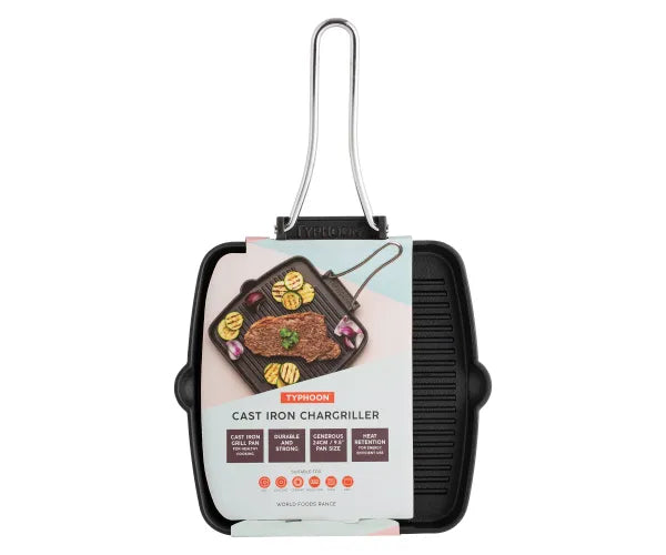Explore Exotic Flavors with Our 26.5cm Square Chargriller.