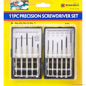 11pc Precision Screwdriver Set - Essential Tools for Electronics and Small Repairs