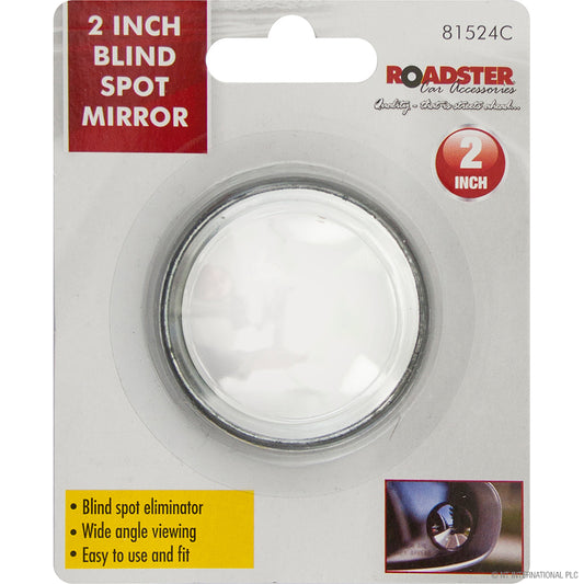 Enhance Your Safety with Easy Fit 2'' Blind Spot Mirror .