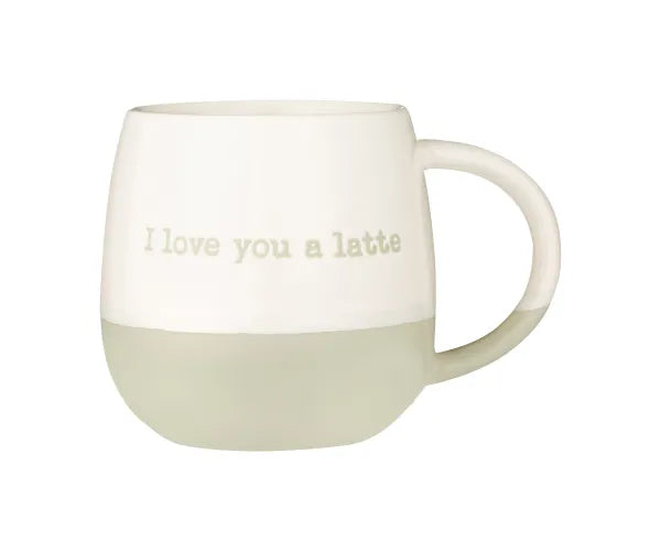 Mug « I Love You A Latte » 34 cl – Cadeau parfait pour les amateurs de café