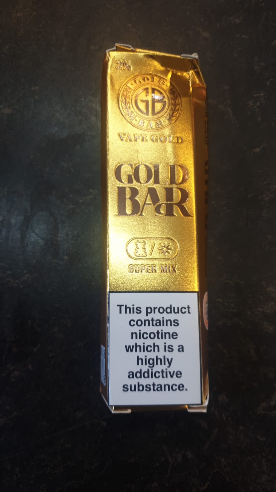 Vape Gold Bar Supper Mix Premium Vaping