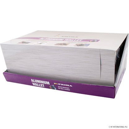 Étui portefeuille élégant en aluminium pour cartes de crédit - Disponible en 4 couleurs vives
