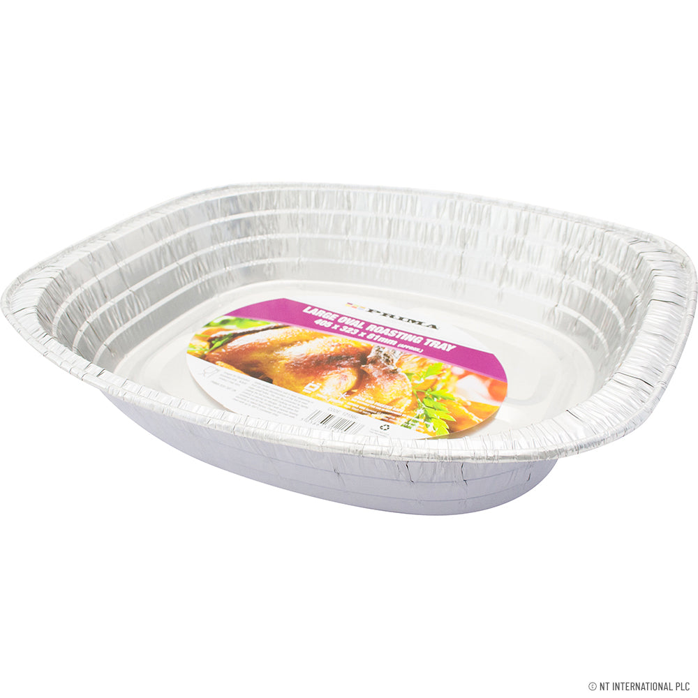 Rôtissoire ovale haut de gamme 1 pièce - Feuille d'aluminium de haute qualité pour une cuisson parfaite