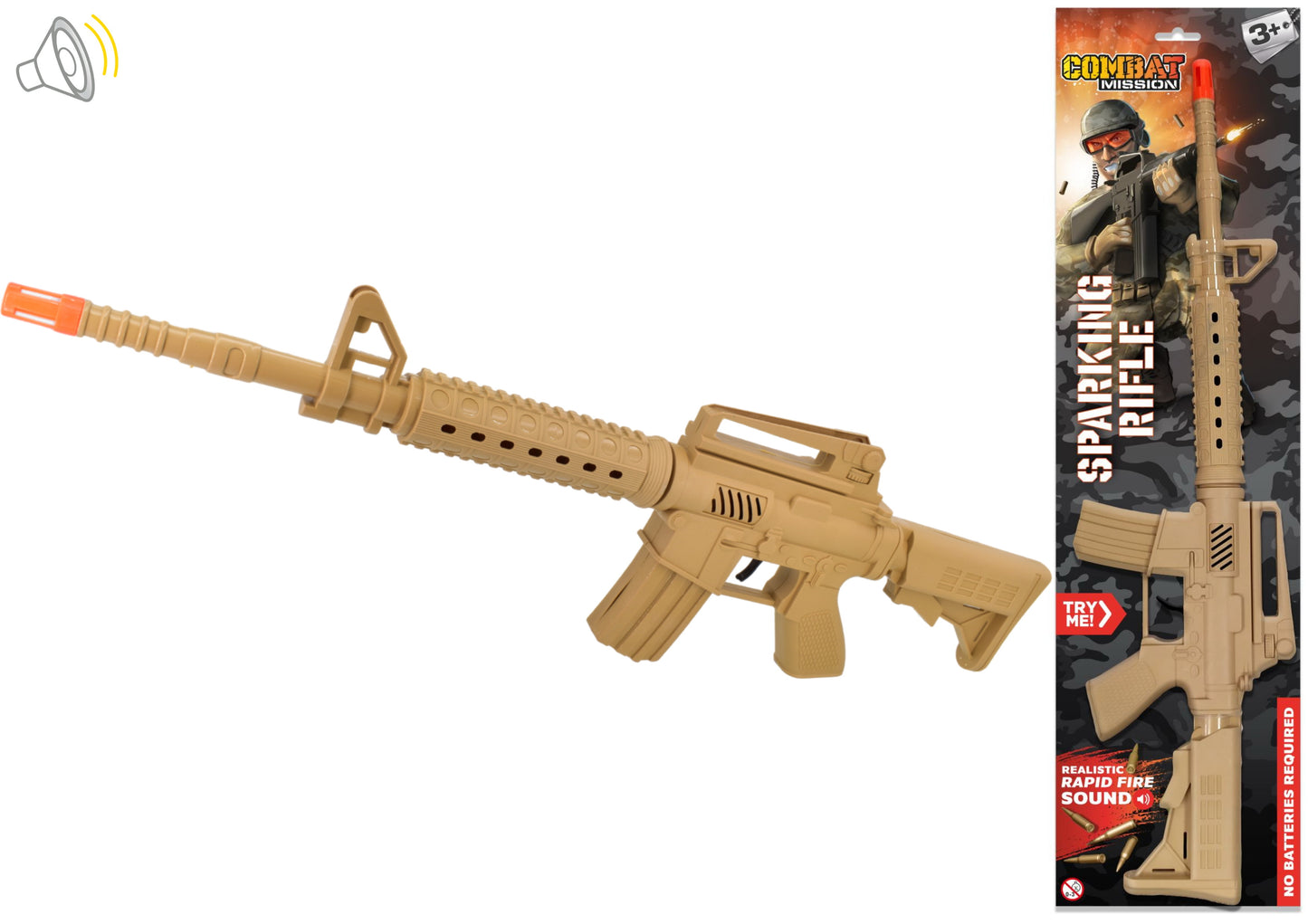 Upgrade Your Game with the Sparking Rifle 'Combat Mission' Tie Card