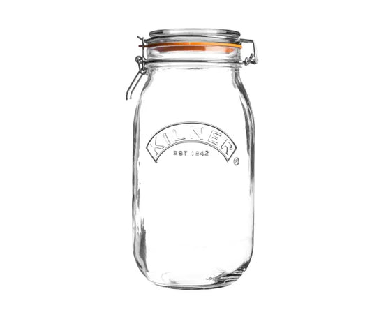 Bocaux ronds Kilner avec fermeture à étrier, 3 litres