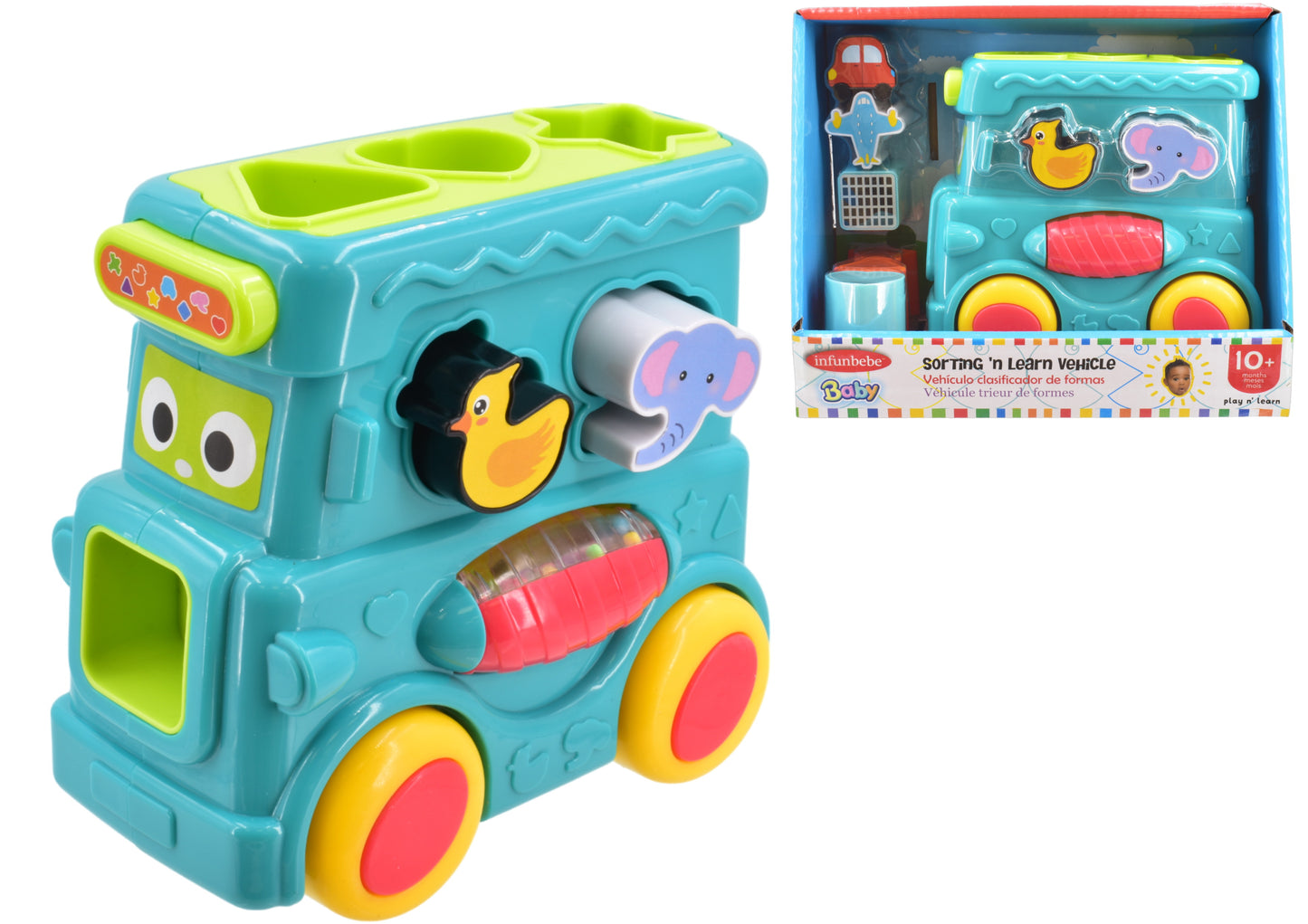 Explorez le plaisir éducatif avec le véhicule Sorting 'N' Learn | Jouet captivant pour enfants