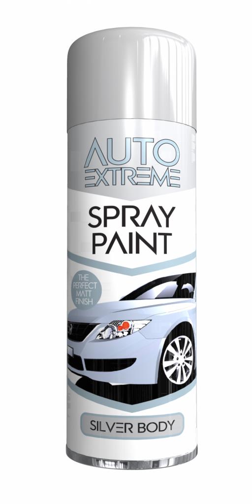 Premium AX Silver Body Gloss Spray paint