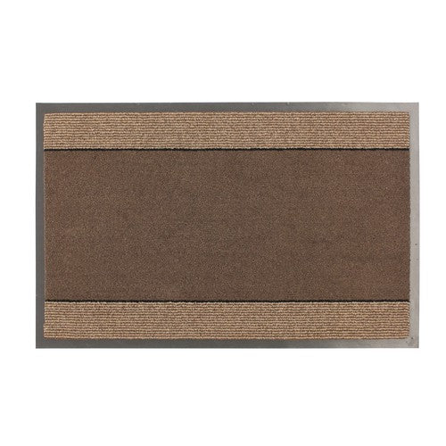 Paillasson Jvl Miracle Barrier marron 60x90cm -