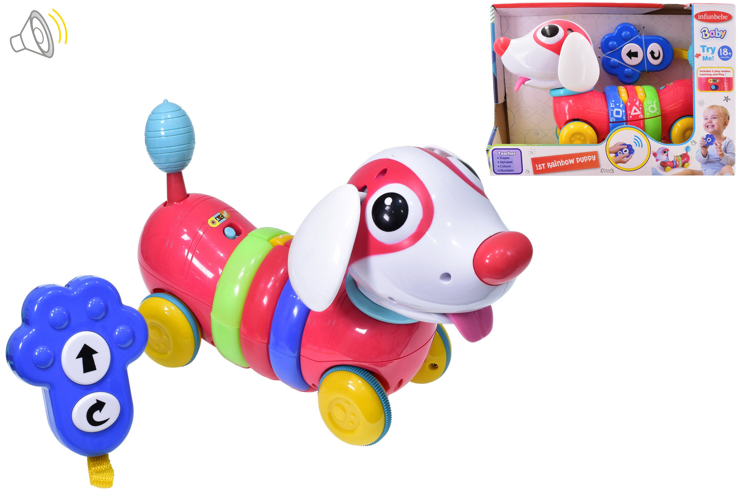 Rc Rainbow Puppy : le chien jouet télécommandé le plus mignon !