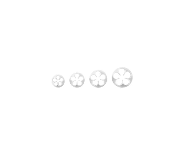 Créez de superbes motifs floraux avec notre ensemble de 4 emporte-pièces en forme de pétales de fleurs.