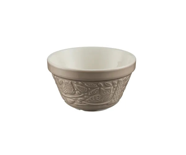 Dans la Forêt S36 Plat à Pudding en Grès 16cm - Vaisselle Rustique pour la Cuisson et le Service.