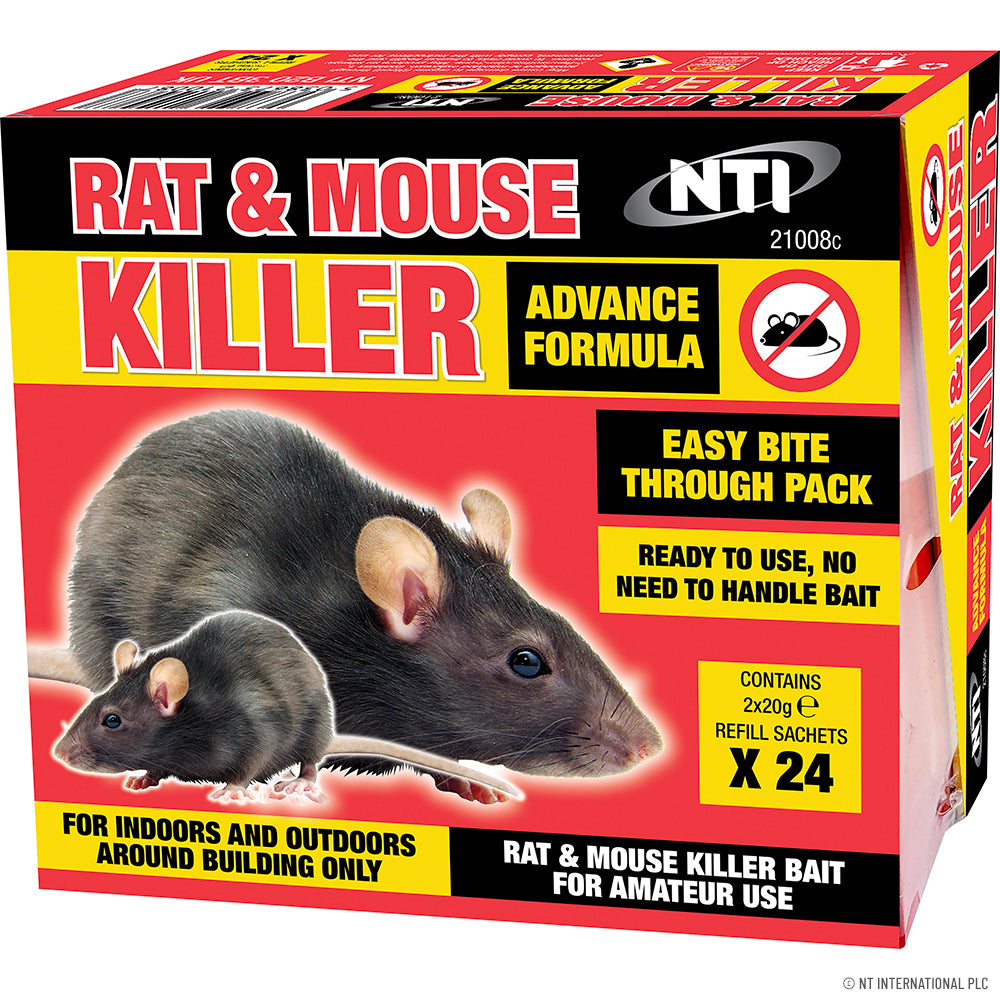 Effective Rat & Mouse Killer 2 x 20g Display Box