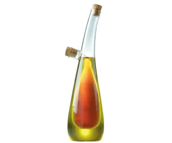 Sublimez vos créations culinaires avec le duo verseur en verre goutte d'eau World Foods.