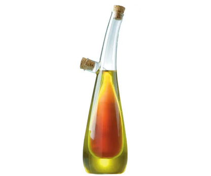 Sublimez vos créations culinaires avec le duo verseur en verre goutte d'eau World Foods.