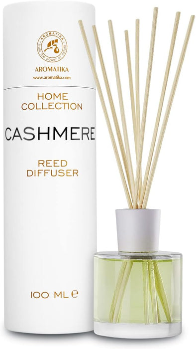 the Cozy Elegance Warm Cashmere Reed Diffuser