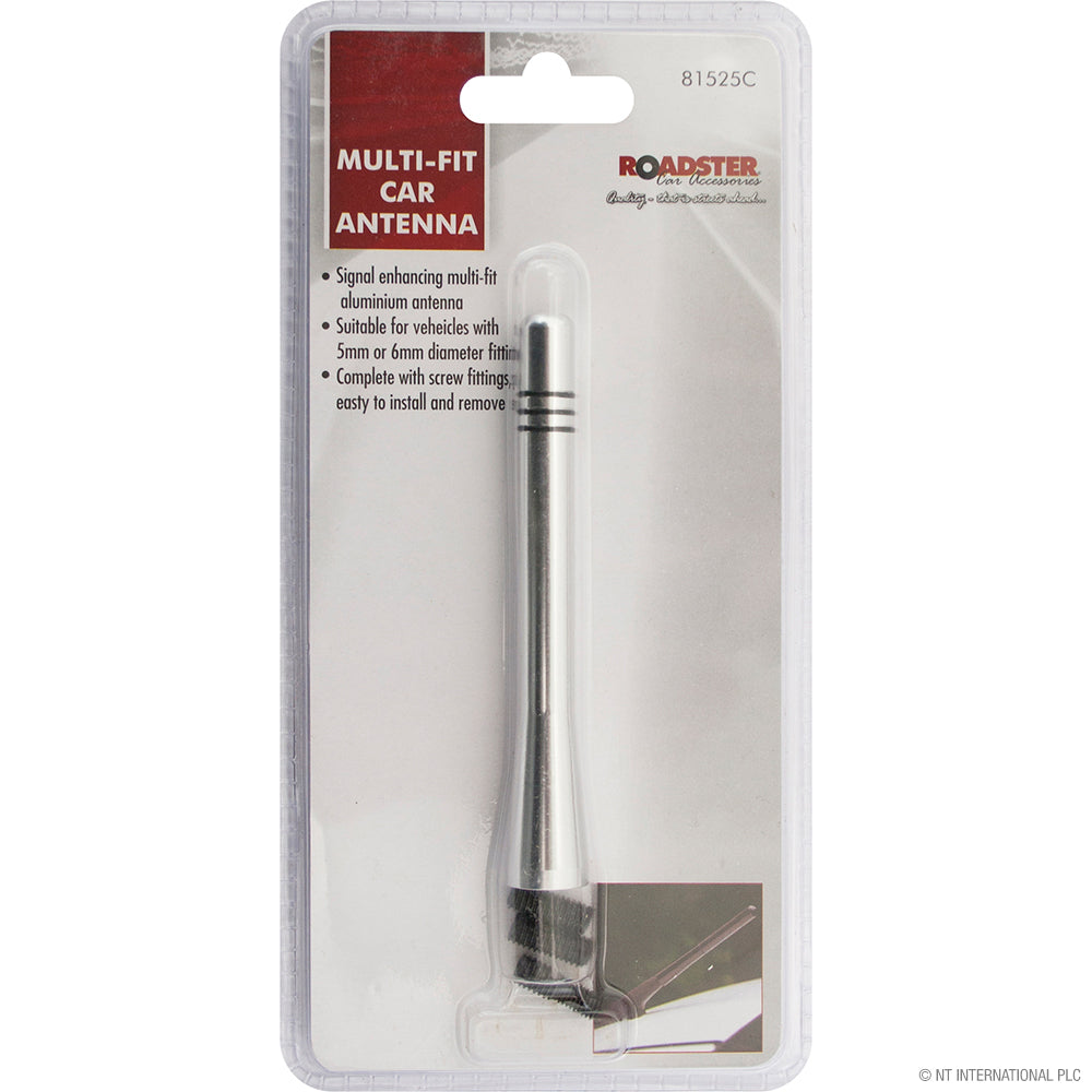 Enhance Your Car's Style with Multi Fit Chrome Car Antenna.