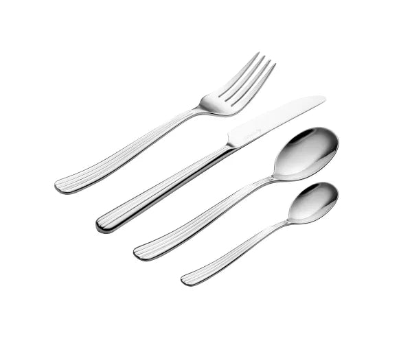Rehaussez votre expérience culinaire avec le coffret ménagère 16 pièces Grace 18/10.