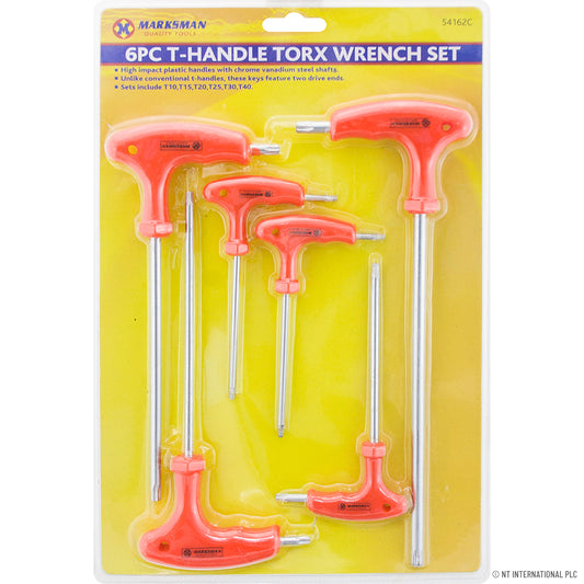 6pc T-Handle Torx Wrench Set – Precision Tools for Every Task!