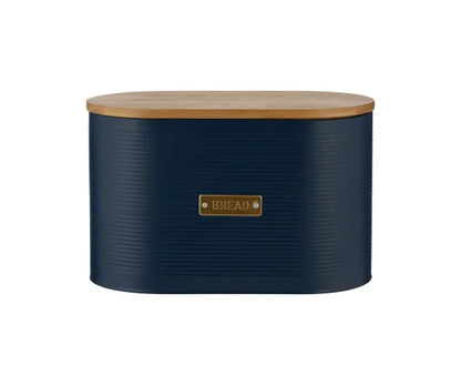 Conservez la fraîcheur de votre pain avec la boîte à pain Otto Navy | Rangement élégant pour votre cuisine.