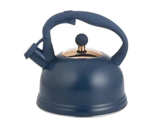 Bouilloire de 1,8 L de couleur marine pour cuisinière, élégante et fonctionnelle