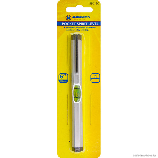 6" / 15cm Pocket Spirit Level for Accurate Measurements