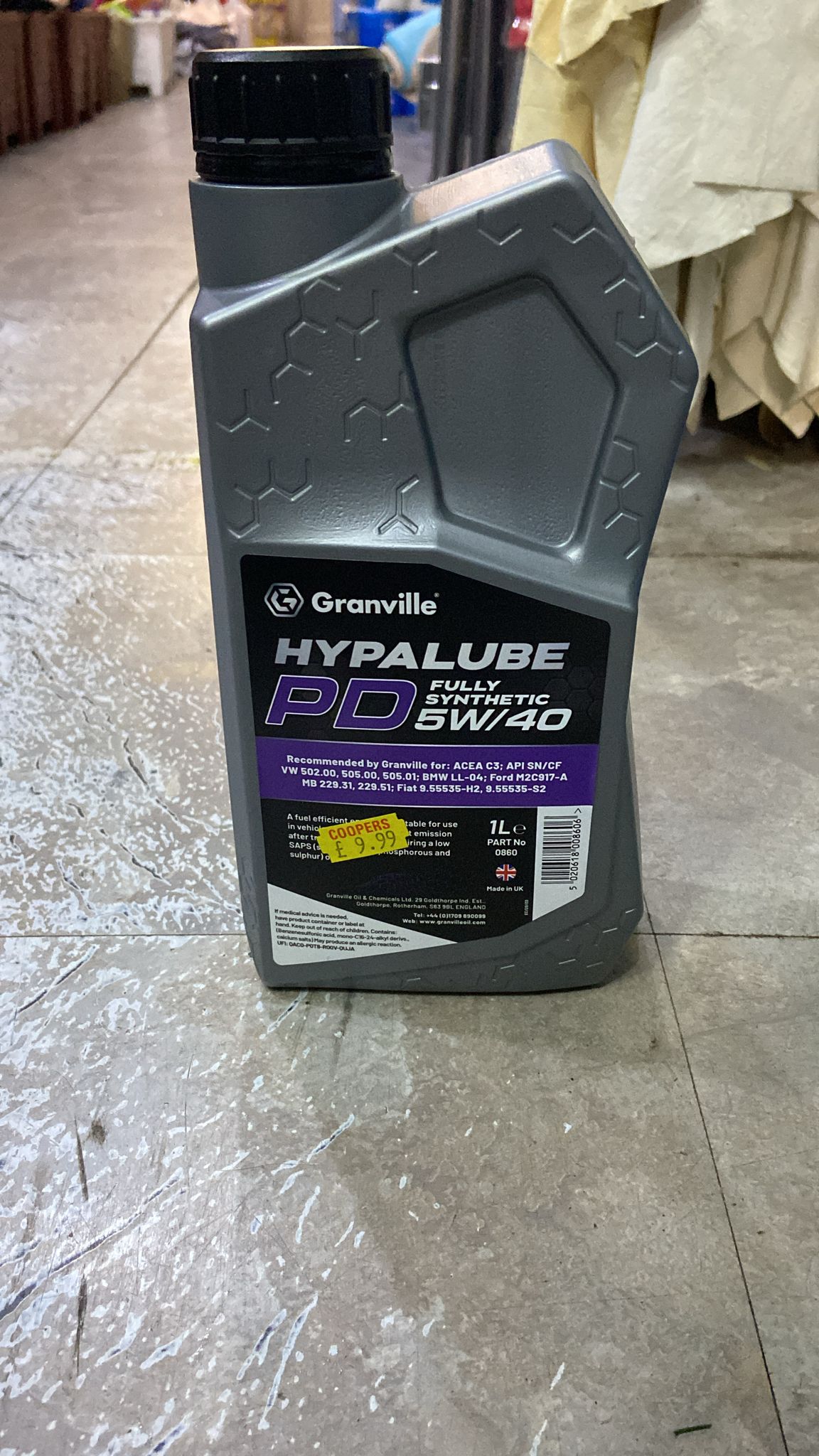 Engine Performance with Hypalube Fully Synthetic 1L Oil