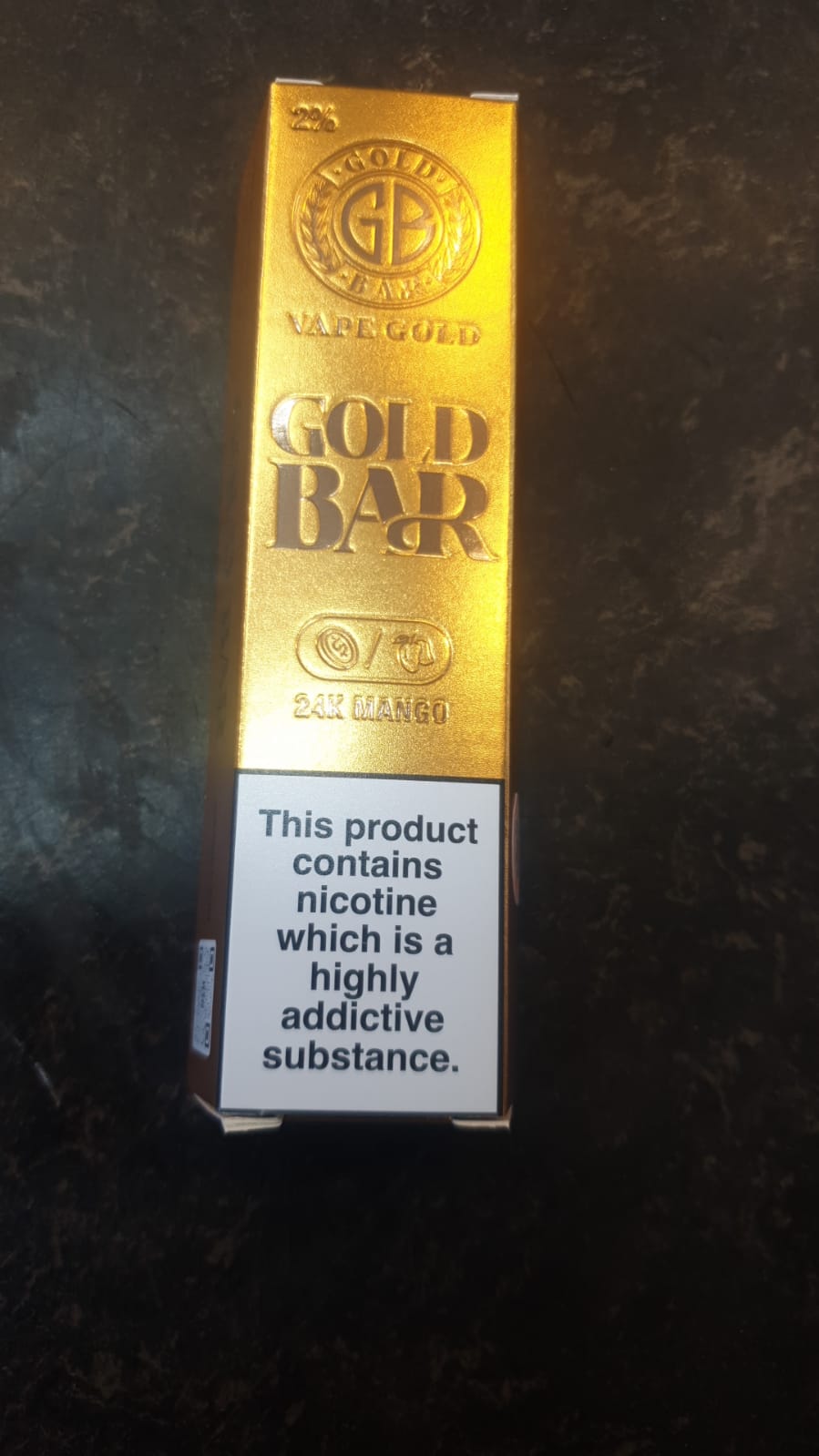 Vape Gold Bar 24k Mango