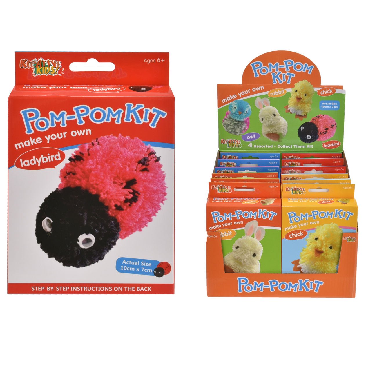 Créez d'adorables accessoires avec les kits de pompons | Découvrez des loisirs créatifs amusants avec des pompons