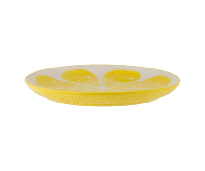 Discover Exotic Flavors with our World Foods 28cm Lemon Round Platter.