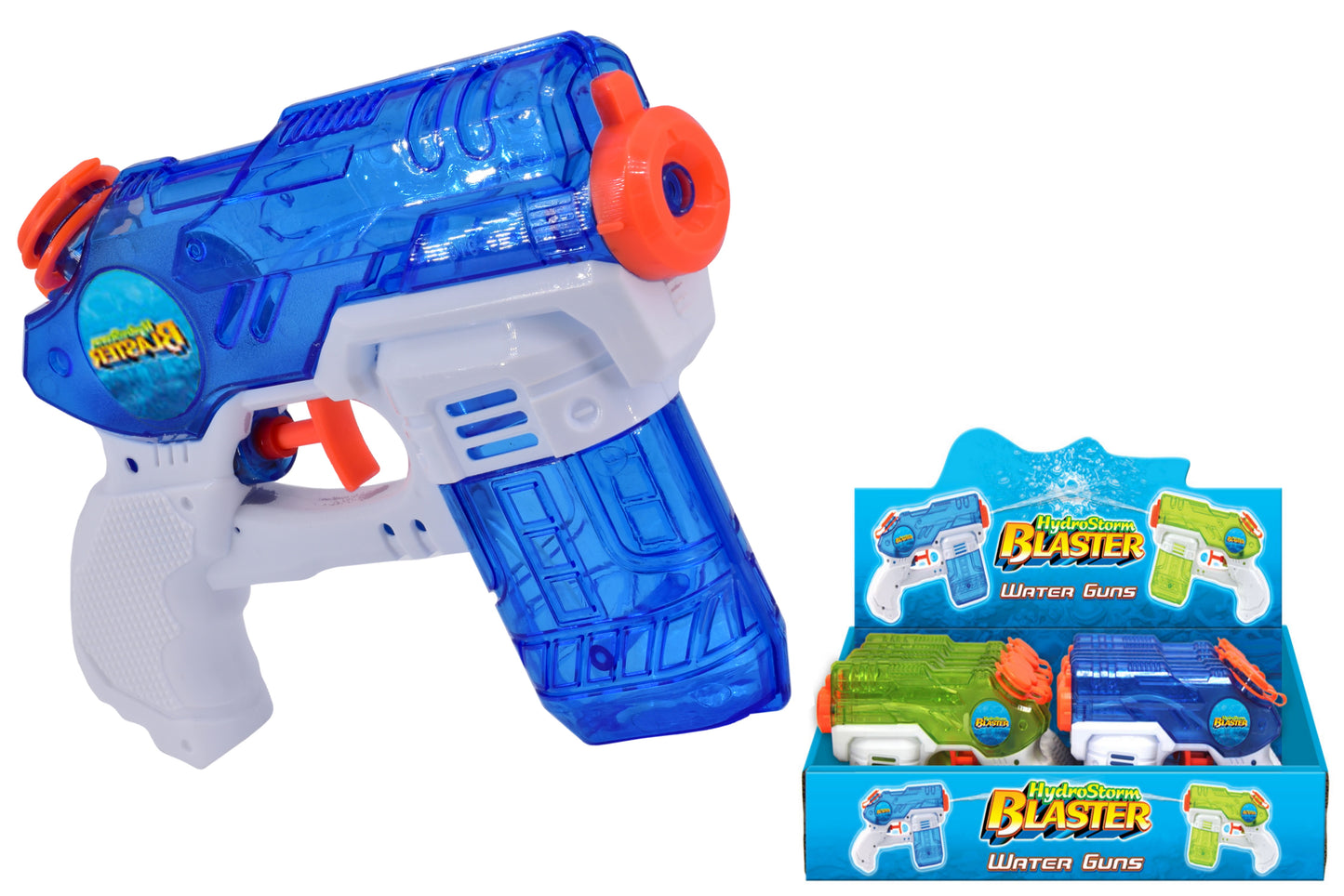 Splash Fun 16cm Water Gun Set in Display Box (2 Assorted Colors)