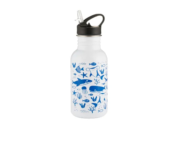 Keep Hydrated with Pure Kids Colour Change Sealife Bottle 550ml.