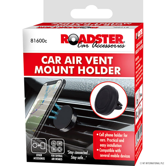 Magnetic Air Vent Car Phone Holder | Secure & Convenient Mount for Any Vehicle.