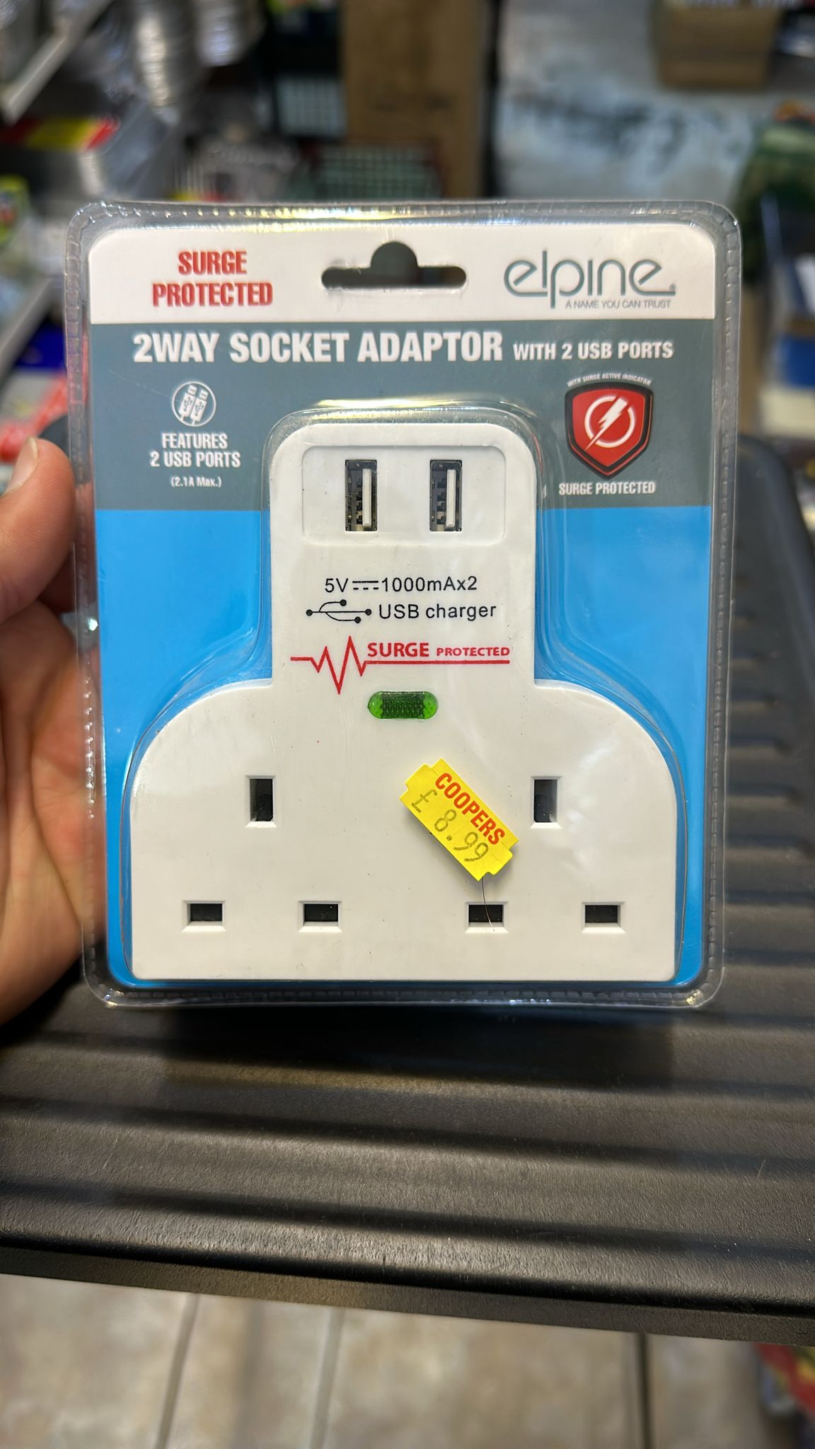 Transform Your Outlet 2-Way Socket Adaptor