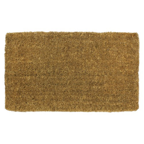 JVL Ryburn Paillasson d'entrée grattoir à noix de coco en fibre de coco naturelle, 40 x 68 cm