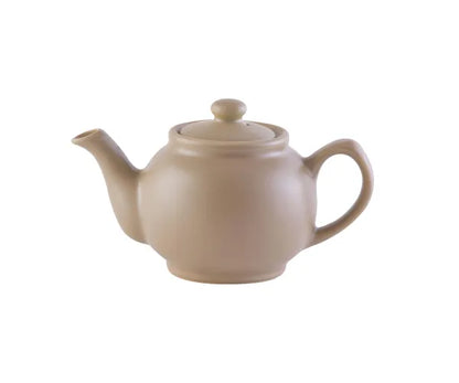 Théière 6 tasses Matt Taupe | Théière élégante en céramique pour des moments de thé stylés