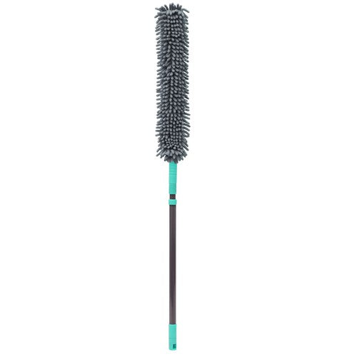 Gardez votre espace sans poussière avec notre plumeau flexible extensible - Gris.