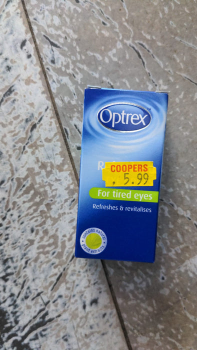 Optrex Tired Eyes Refreshed and Revitalized Rejuvenating Solutions for Eye Fatigue